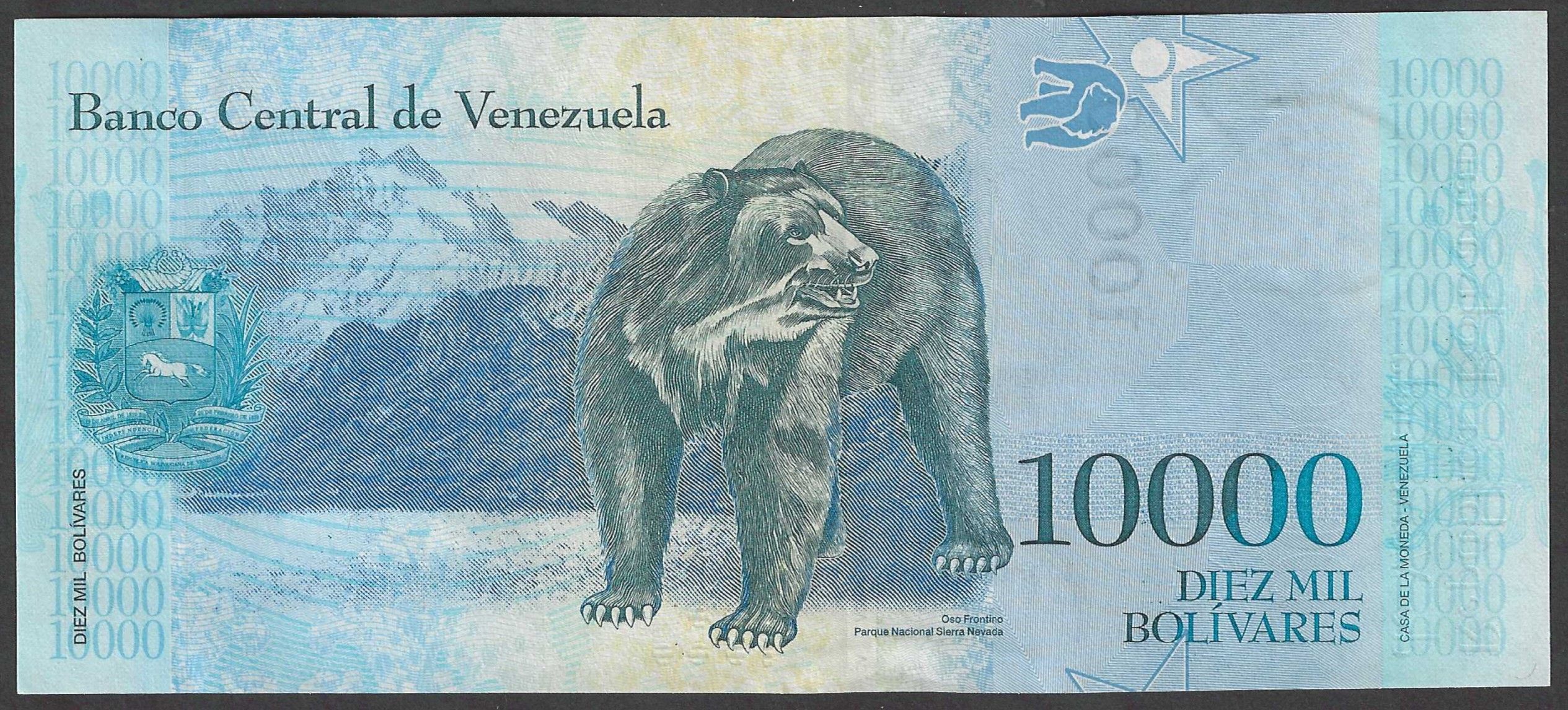 Otra imagen de 10.000 bolívares